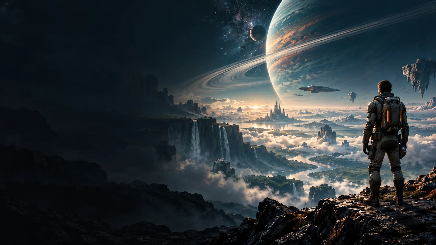 Atmospheric AI editorial artwork for Exodus